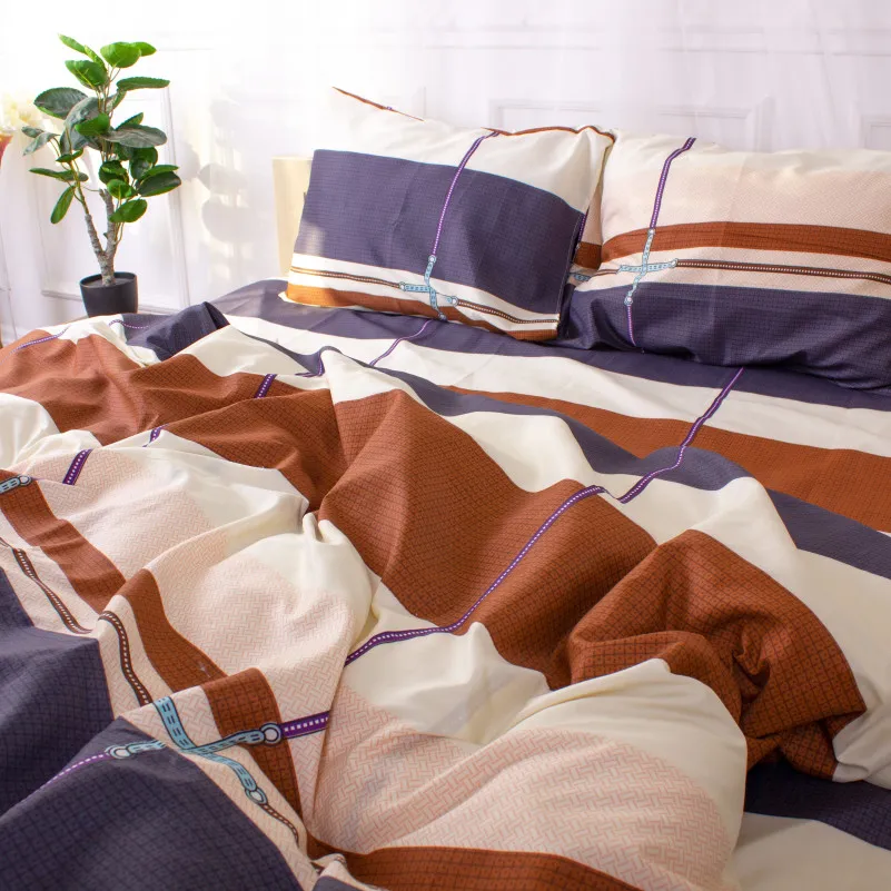 Комплект постільної білизни 100% поліестер 15-0337 Selino - 5