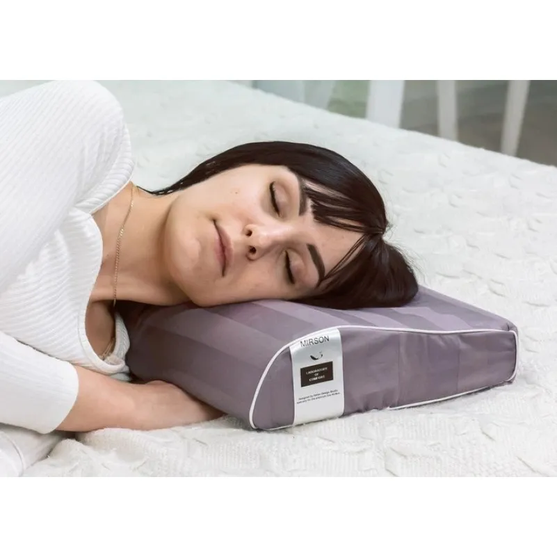 Подушка ортопедическая №7065 Elite Noble stripe Peony KIDDY 50*29*5/8 см - 3