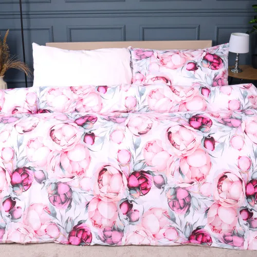 Комплект постельного белья Ranforce Elite 17-0835 Peony floral