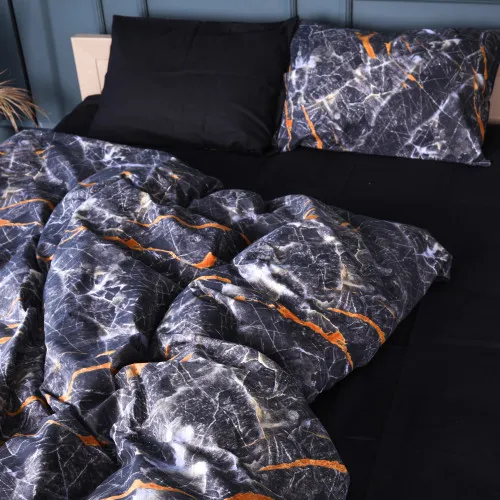 Комплект постільної білизни Бязь 17-0833 Marble texture