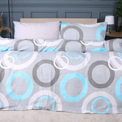 Комплект постельного белья Ranforce Elite 17-0824 Circles around