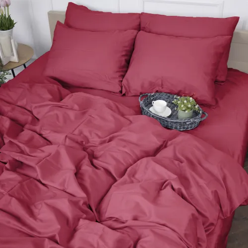 Комплект постельного белья Сатин JUNIOR 0847 Tomato