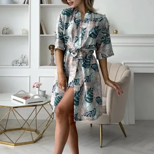 Халат "Moon Viscose" leaf