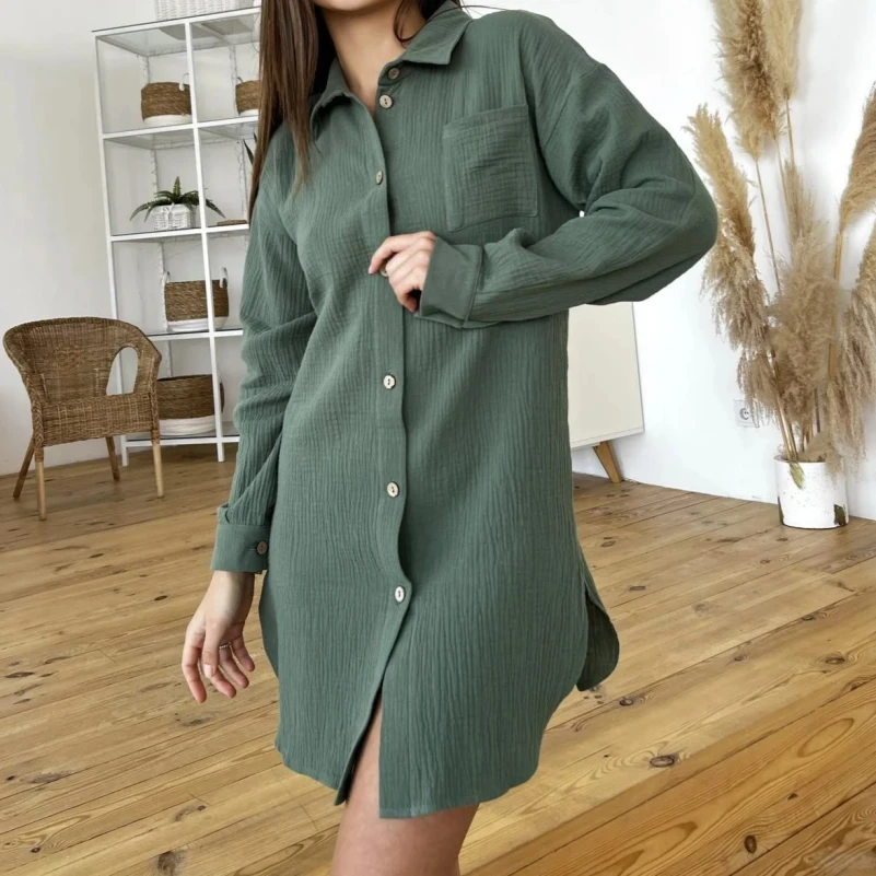 Жіноча сорочка "Ella Night" green