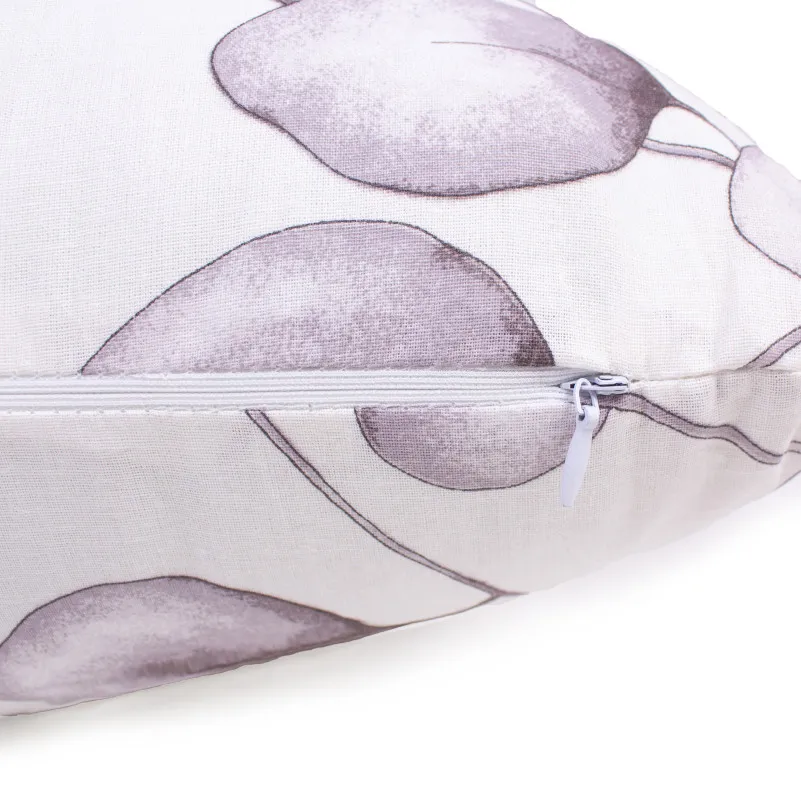 Подушка для беременных и отдыха Г-образная №8443 Color Line 17-0546 Yuliana White EcoSilk бязь - 10