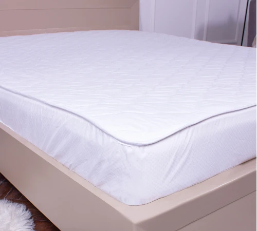 Наматрасник с Тенсель (Modal) Aloe Vera двусторонний №313 (непромокаемый с резинкой по периметру) Black Friday - 2