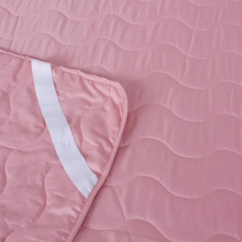 Наматрацник №1758 Eco Light Coral (Wool) (звичайний з гумкою по кутах) - 4