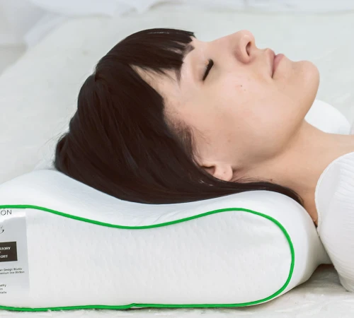 Подушка ортопедическая №7056 Elite Green nature Julia 49*32*10,5 см - 2