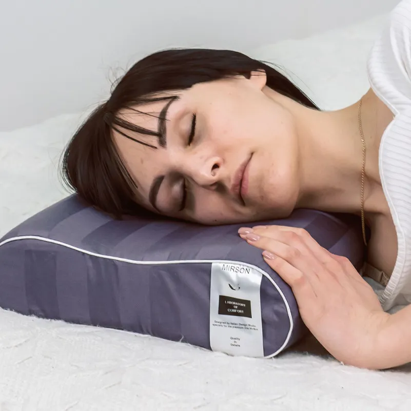 Подушка ортопедична №6089 Noble stripe Graphite 49*32*10,5 см - 5