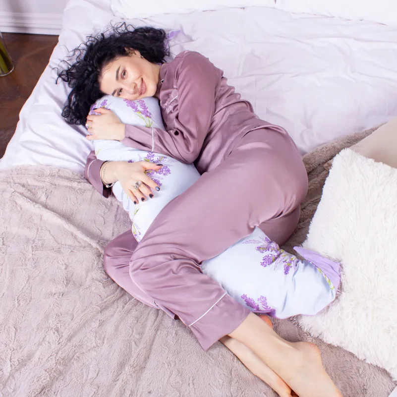 Для беременных и кормления №8676 Print Line 17-0130 Lavender sea Полистирол - 4