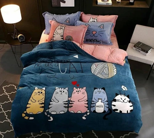 Підковдра Бязь 17-0492 Furry cats