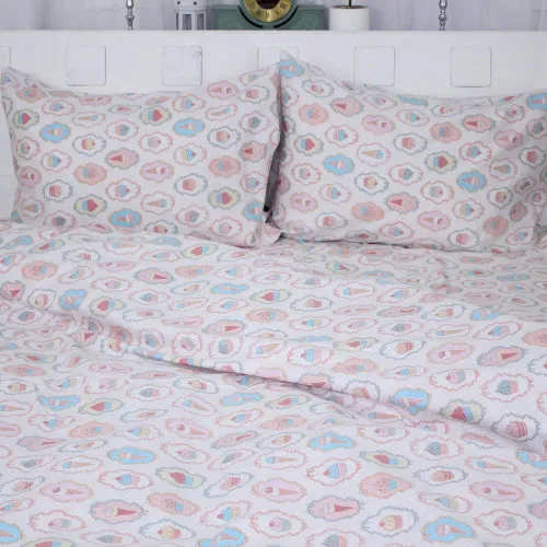 Простынь MirSon Ranforce Elite 17-0400 Nyami