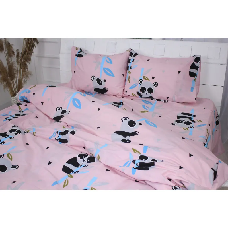 Наволочка MirSon Ranforce Elite 17-0505 Panda pink - 1