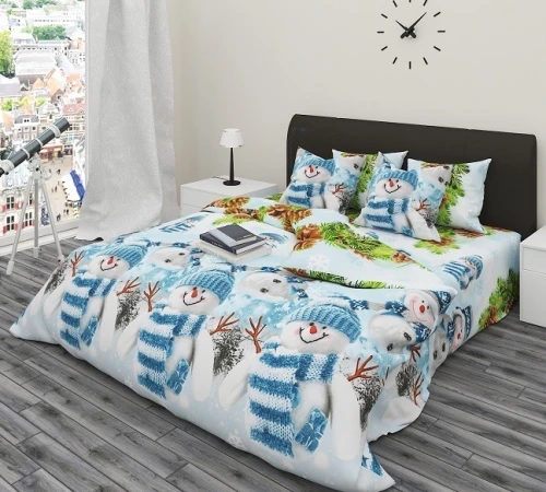 Підковдра Бязь 17-0266 Snowman