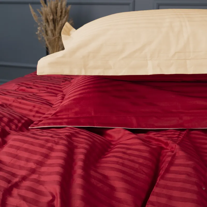 Комплект постельного белья Сатин TEENAGER Satin Stripe 30-0018 + 30-0002 Karimi - 3