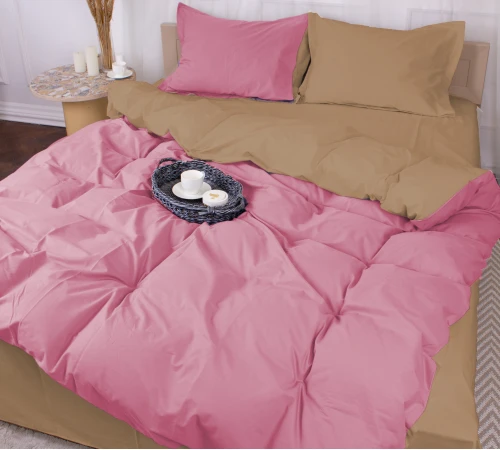 Комплект постільної білизни Poplin Line "015 + 041 Honey"