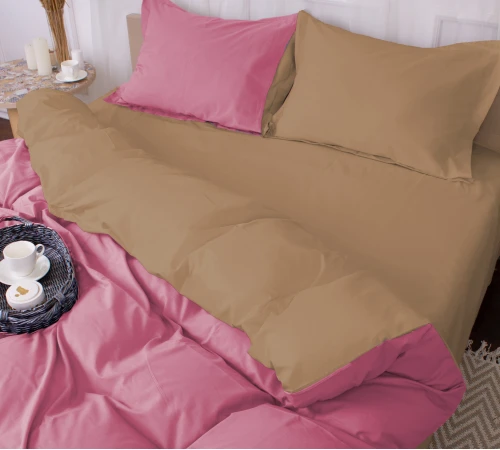 Комплект постільної білизни Poplin Line "015 + 041 Honey" - 2