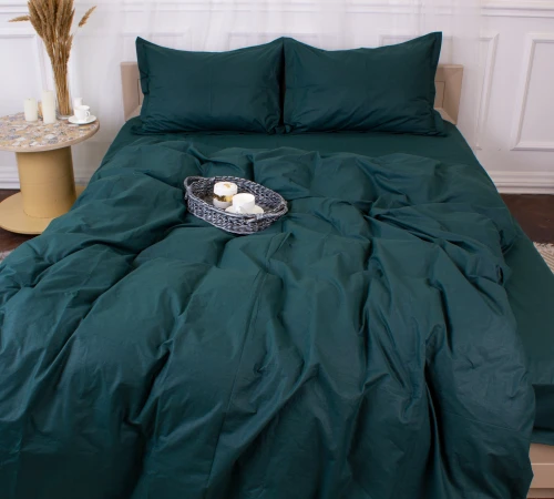 Пододеяльник Poplin Line "091 Emerald" - 2
