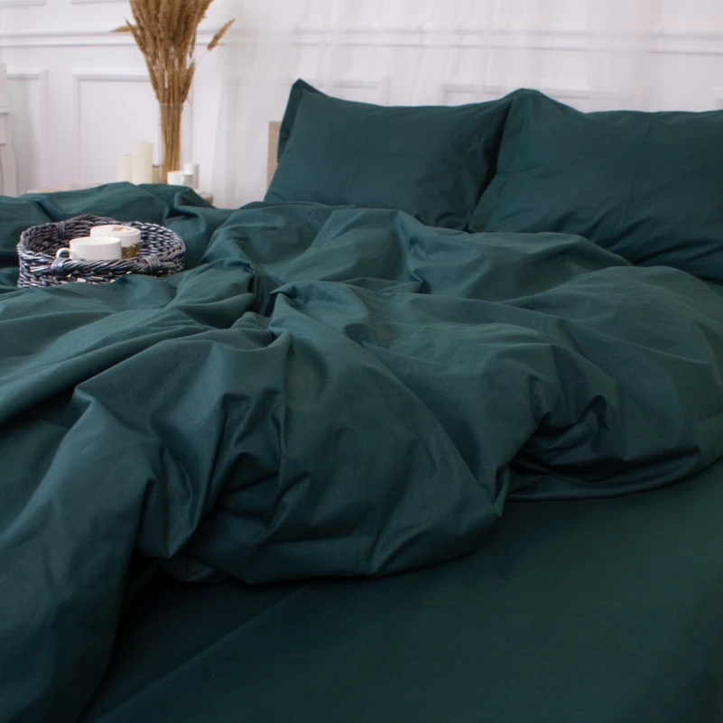 Пододеяльник Poplin Line "091 Emerald" - 5