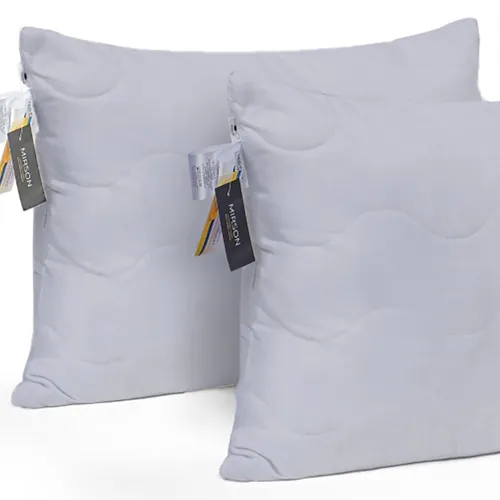 Набор бамбуковых подушек Eco Light Gray №9013 BamBoo микросатин