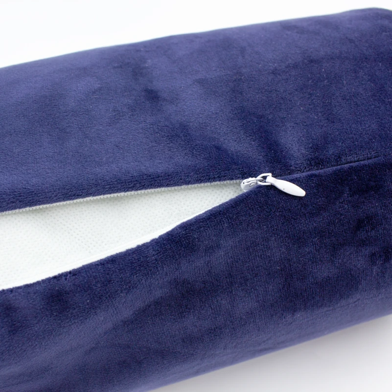Подушка-валик №8130 Velvet Line 28-0006 Navy blue EcoSilk - 14
