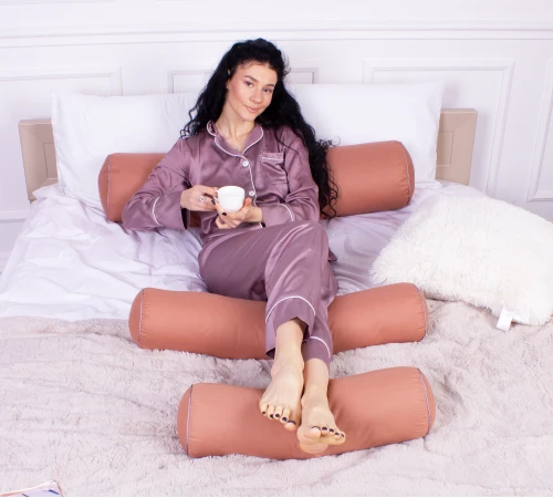 Подушка-валик №8110 Naturale Line 15-1511 Federica EcoSilk