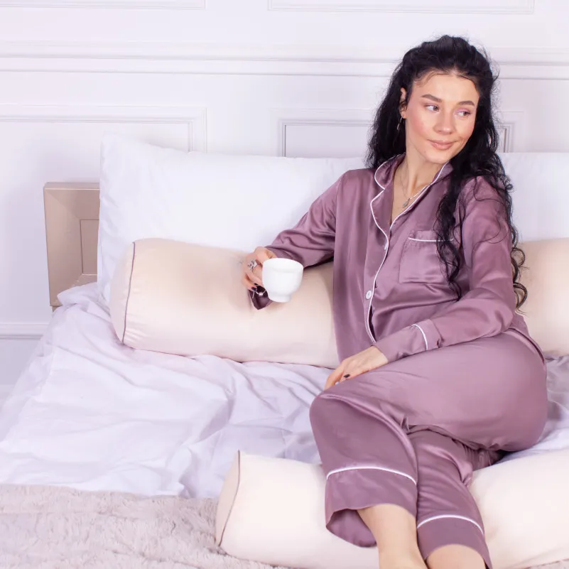 Подушка-валик №8395 Velvet Line 28-0004 Cream BamBoo - 6