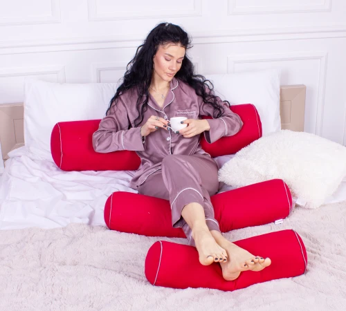 Подушка-валик №8120 Naturale Line 19-1655 Edmonda EcoSilk