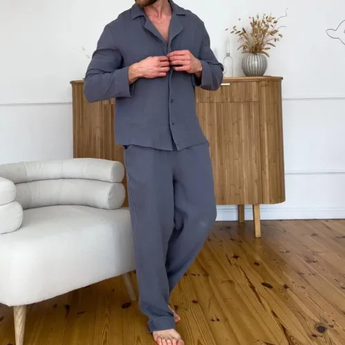 Пижама "Soft muslin" dark gray