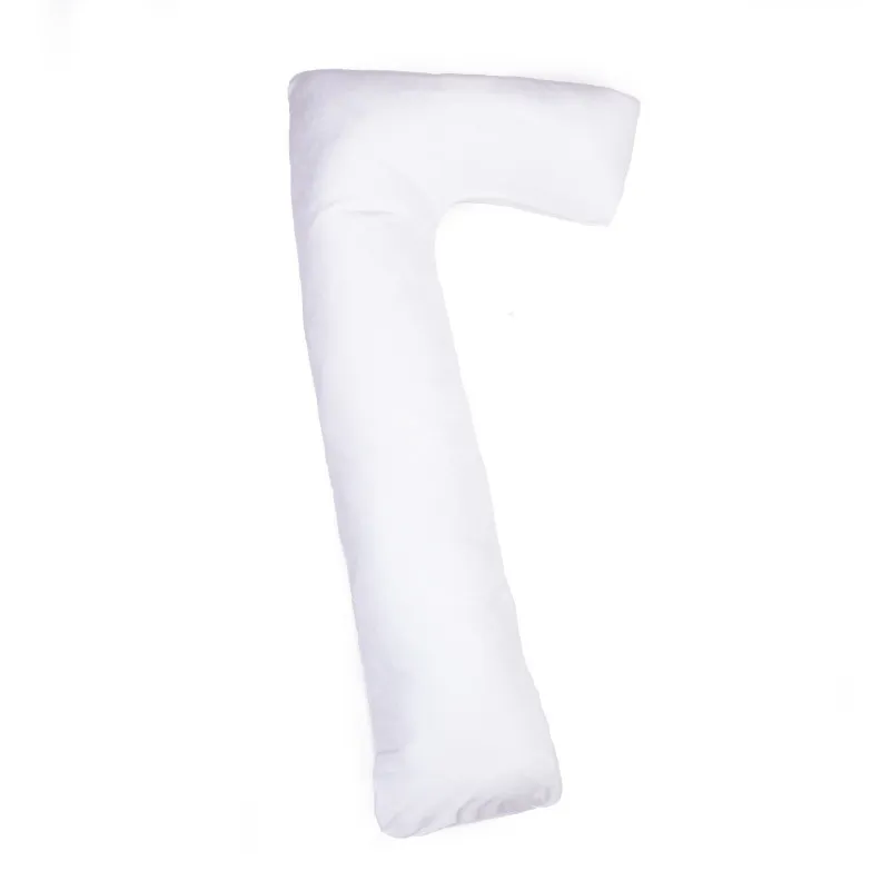 Подушка для беременных и отдыха Г-образная №8454 Velvet Line 28-0001 White EcoSilk велюр - 10