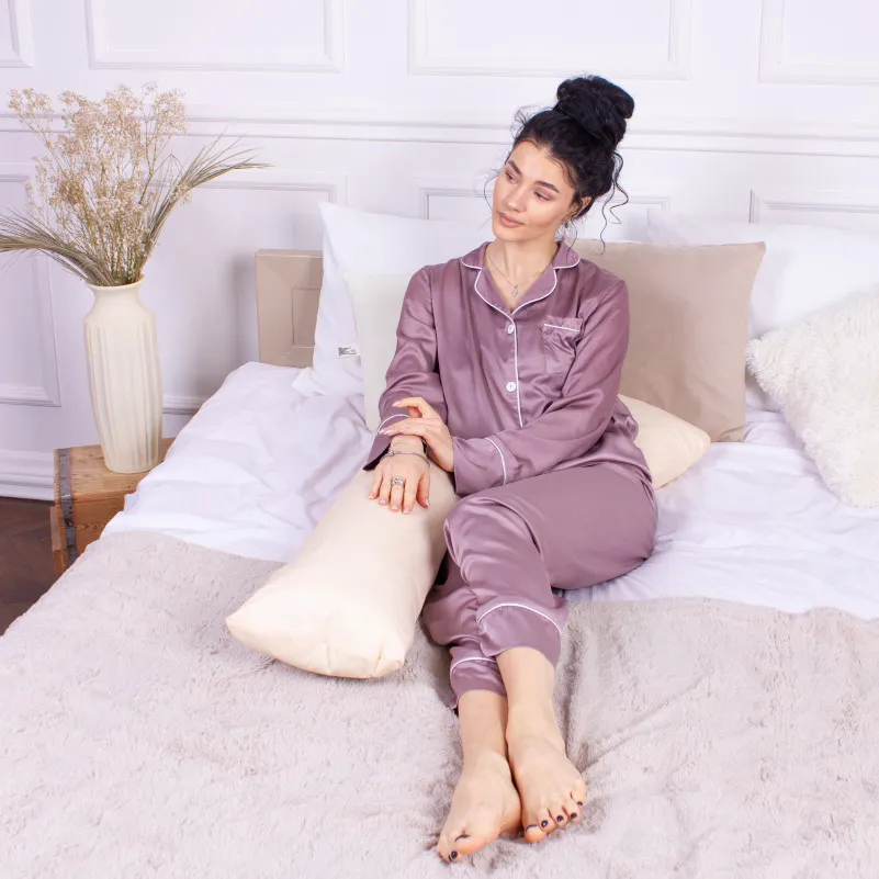 Подушка для беременных и отдыха Г-образная №8414 12-0712 Calvina EcoSilk Ranforce Elite - 6