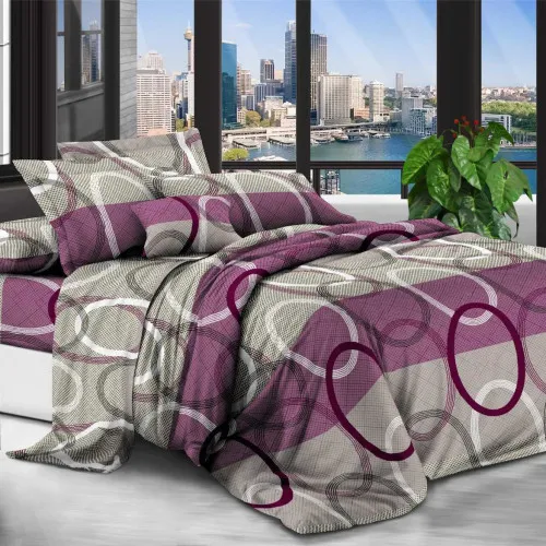 Комплект постільної білизни 100% поліестер 15-0299 Abetone