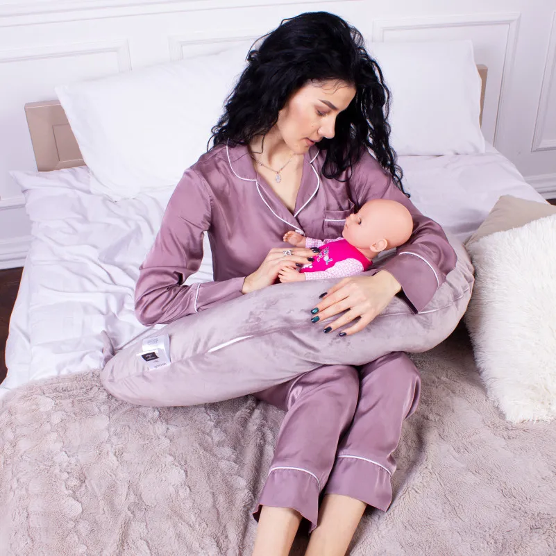 Для беременных и кормления №8632 Velvet Line 28-0005 Ashen 100% Memory - 7