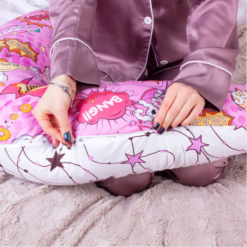 Для беременных и кормления №8617 Print Line 17-0512 Bombs pink 50% Memory - 9