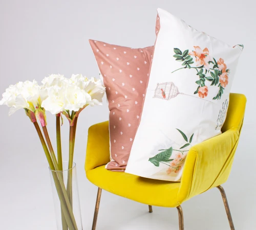 Наволочка Mirson Ranforce Elite 17-0401 Bird in a cage