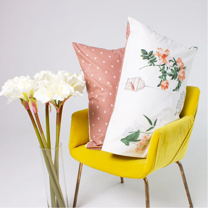 Наволочка Mirson Ranforce Elite 17-0401 Bird in a cage