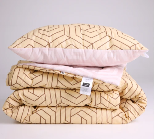 Одеяло антиаллергенное Сolor Fun Line Geometry №4092 Eco-Soft бязь Black Friday - 2