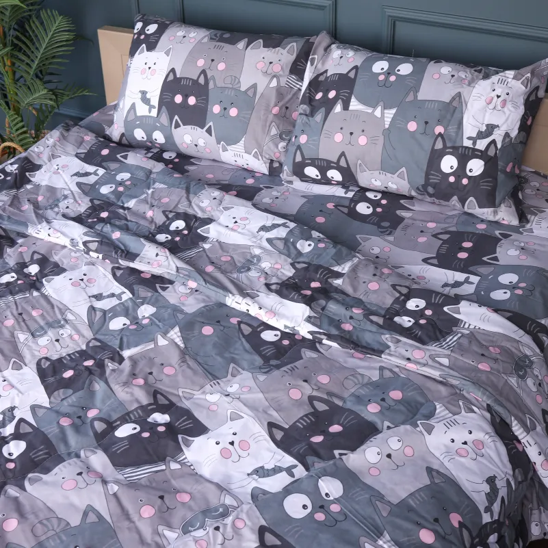 Ковдра №271 Сolor Fun Line 17-0543 Hendri з евкаліптовим волокном (2шт наволочки в подарунок) - 3