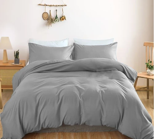 Наволочка Satin Light Pro 10-004 Gray Black Friday - 2