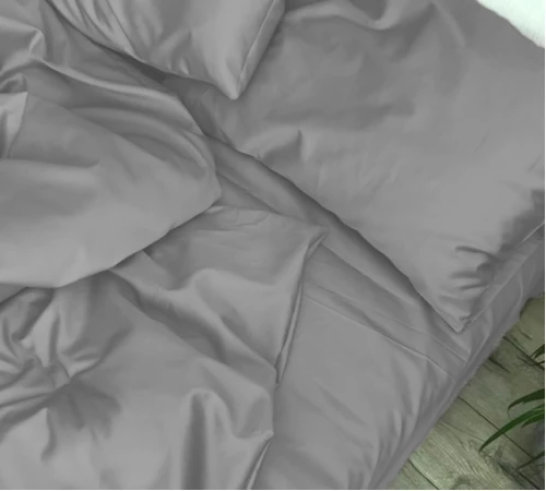 Наволочка Satin Light Pro 10-004 Gray Black Friday