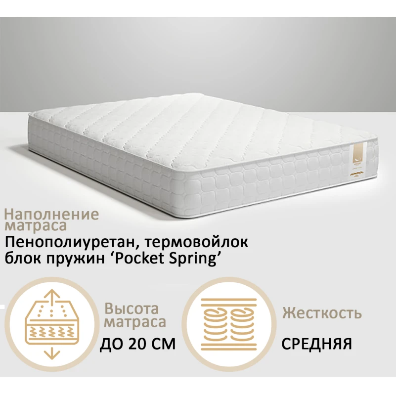 Матрац пружинний №8008 Arnold