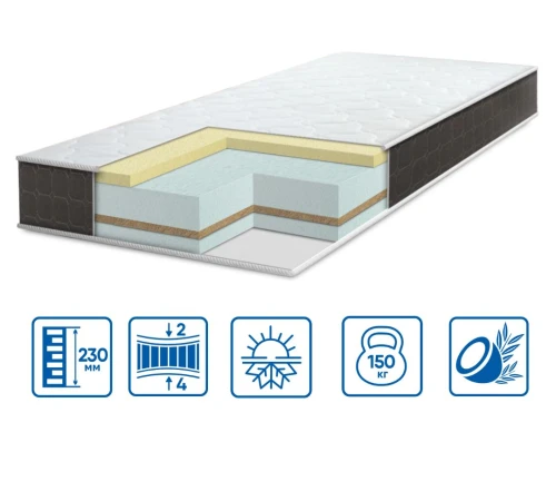 Матрас беспружинный ES Bionic Memory Cocos