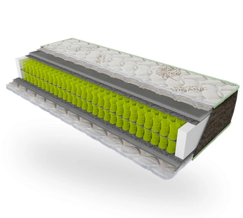 Матрац пружинний "незалежні блоки" Е Sleep&Fly Organic Delta