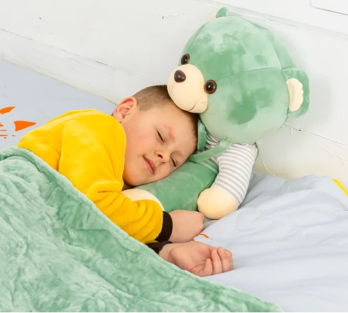 Плед+подушка дитячі №1050 Bear Green - 2