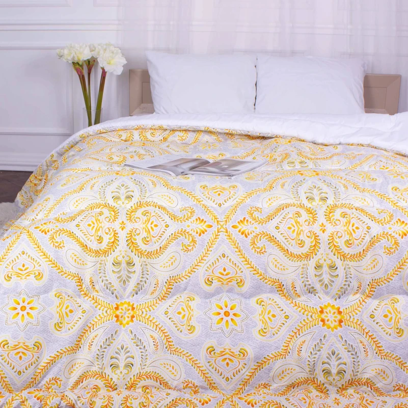 Одеяло хлопковое зимнее №3501 Print Line (100% поліестер) Myrrh Black Friday - 1