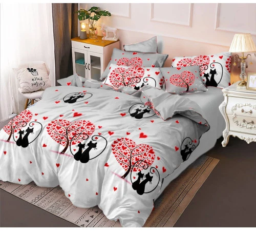 Наволочка Бязь 17-0441 Cat love