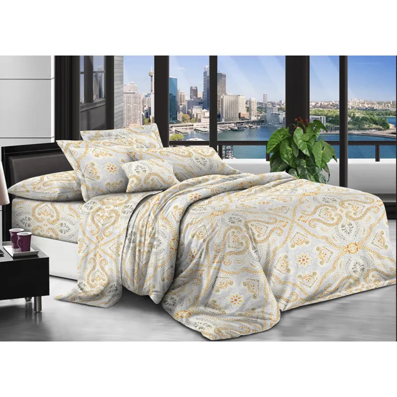 Комплект постільної білизни 100% поліестер 15-0351 Poseidon