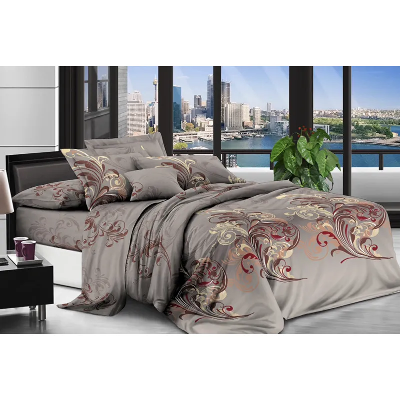 Комплект постільної білизни 100% поліестер 15-0366 Mercury