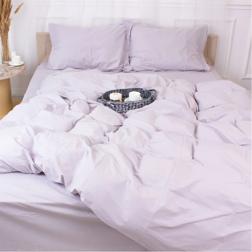 Простынь Poplin Line "054 Light Gray" - 7