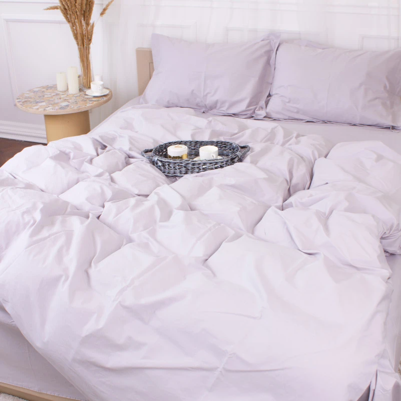 Простынь Poplin Line "054 Light Gray" - 8